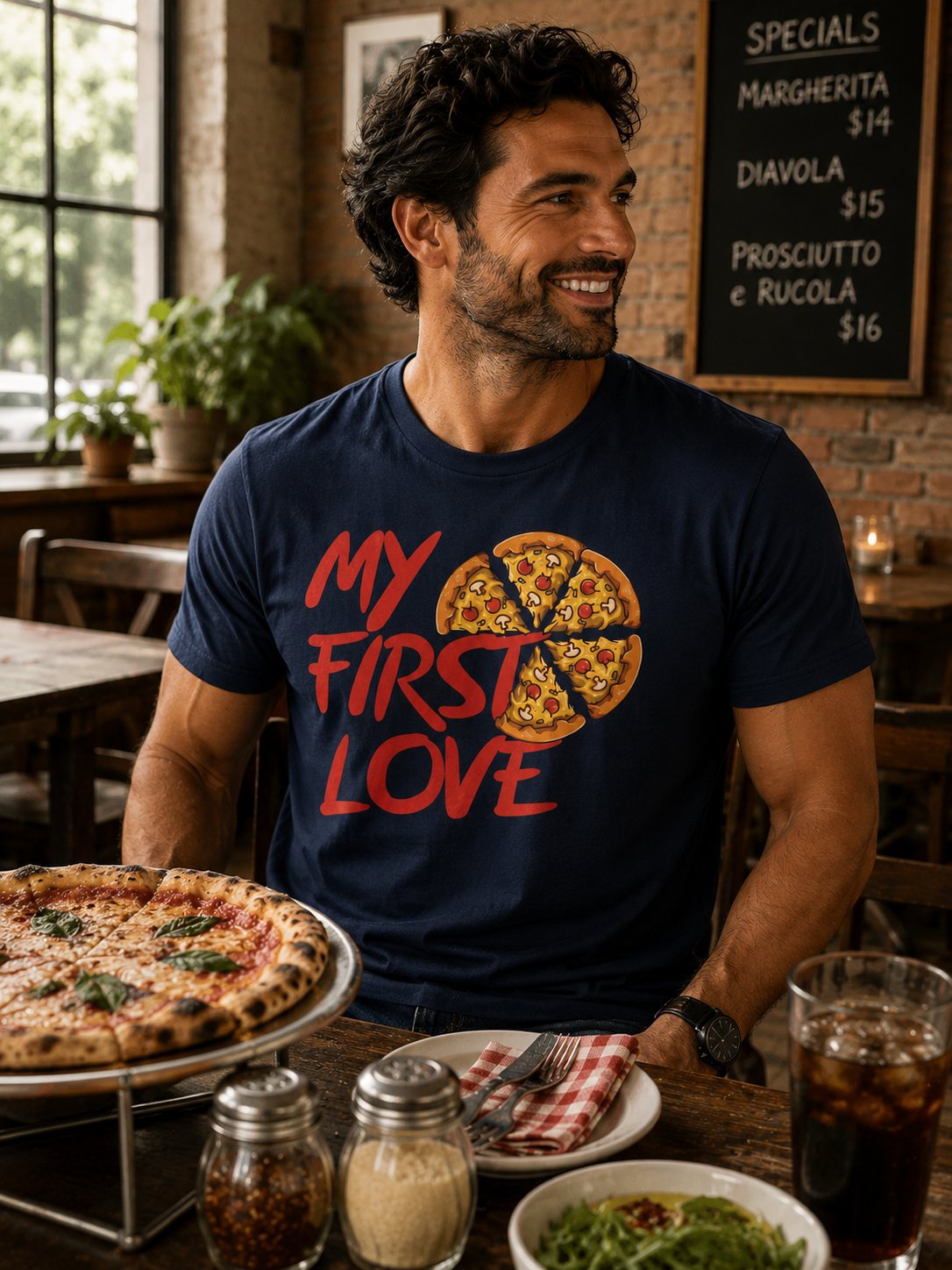Pizza My First Love T-Shirt