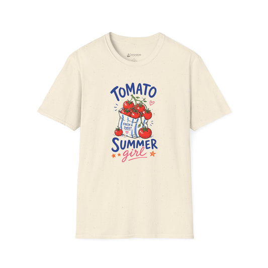 Tomato Summer Girl T-Shirt — Cute Garden Harvest Graphic Tee