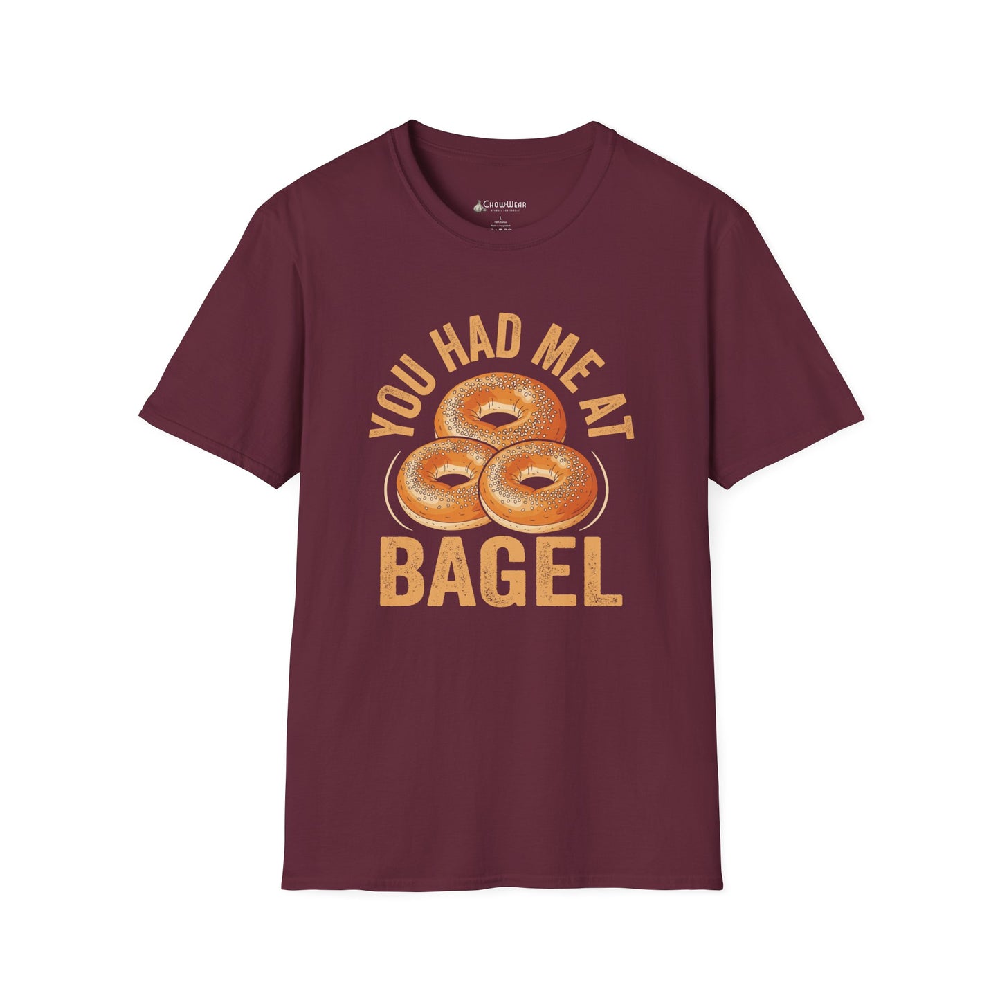 You Had Me at Bagel T-Shirt — Cute Breakfast Graphic Tee for Bagel Lovers