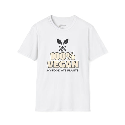 100% Vegan T-Shirt – "My Food Ate Plants" Funny BBQ Meat Graphic Tee