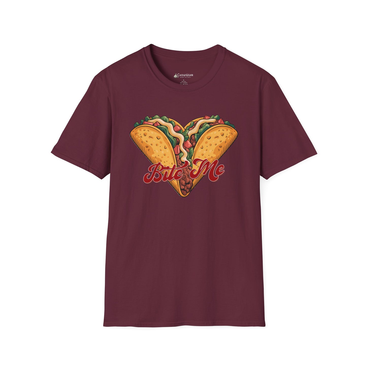 'Bite Me' Taco Lovers Mexican Foodie Street Food T-shirt