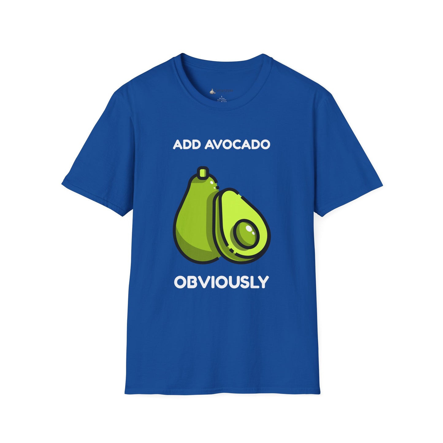 Avocado Graphic T-Shirt – "Add Avocado Obviously" Funny Foodie Tee