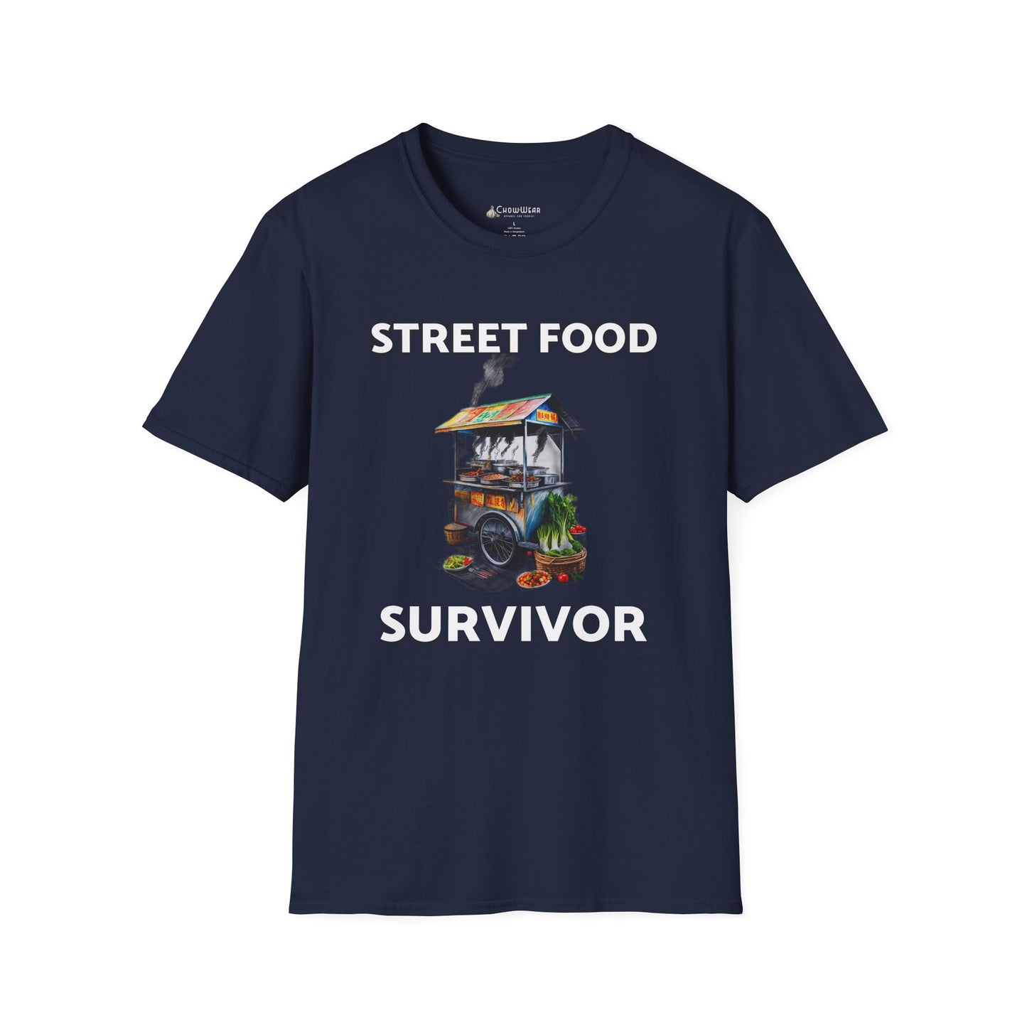 Street Food Survivor T-Shirt — Funny Food Cart Lover Tee