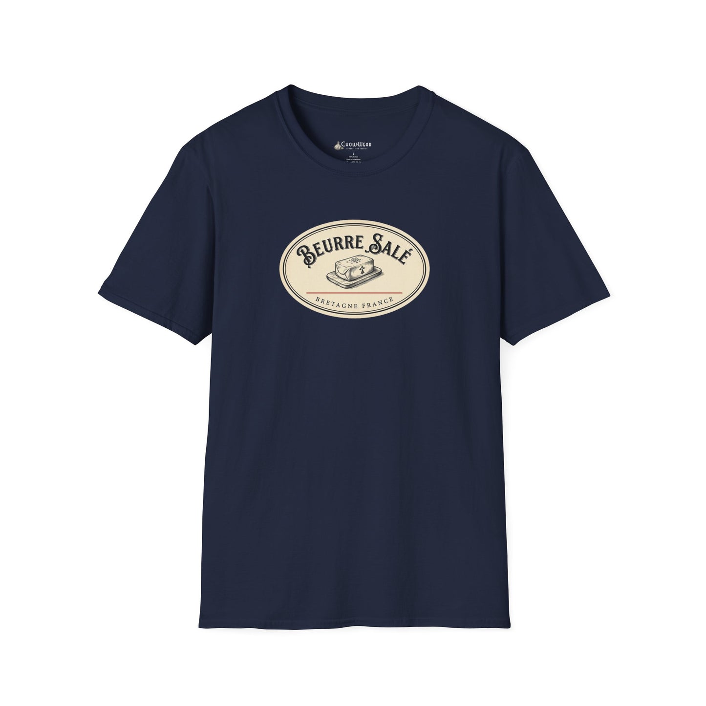 Beurre Salé Vintage Butter Patch T-Shirt — French Bakery Aesthetic