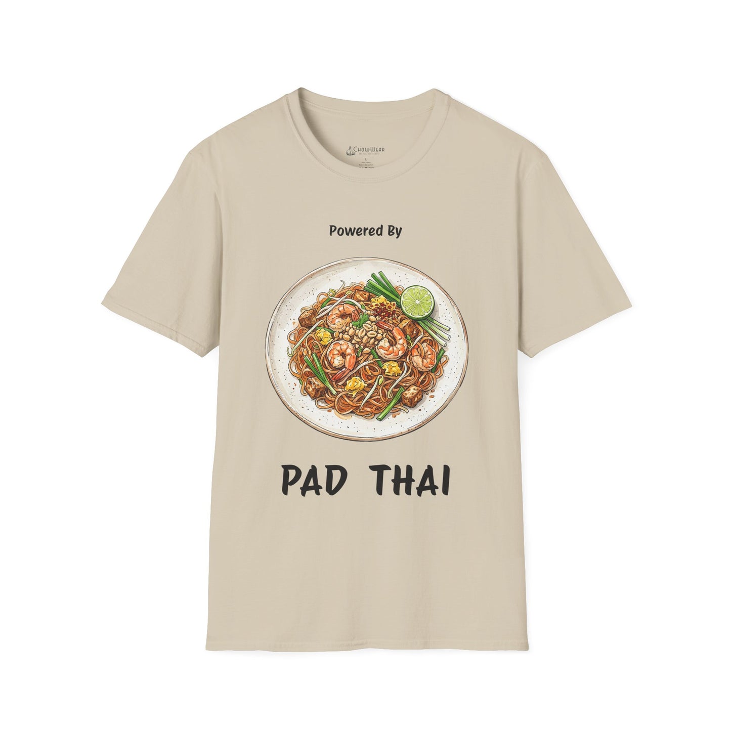 Pad Thai T-Shirt — "Powered By Pad Thai" Graphic Tee