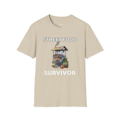 Street Food Survivor T-Shirt — Funny Food Cart Lover Tee