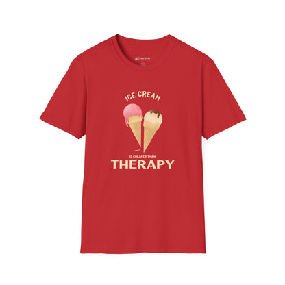 Ice Cream Is Cheaper Than Therapy T-Shirt