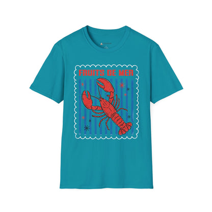Lobster 'Fruits de Mer' French Seafood Graphic T-Shirt