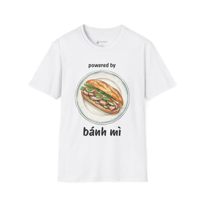 Bánh Mì T-Shirt — "Powered by Bánh Mì" Vietnamese Sandwich Tee