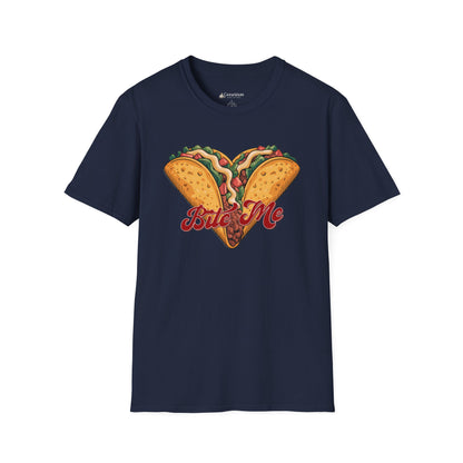 'Bite Me' Taco Lovers Mexican Foodie Street Food T-shirt