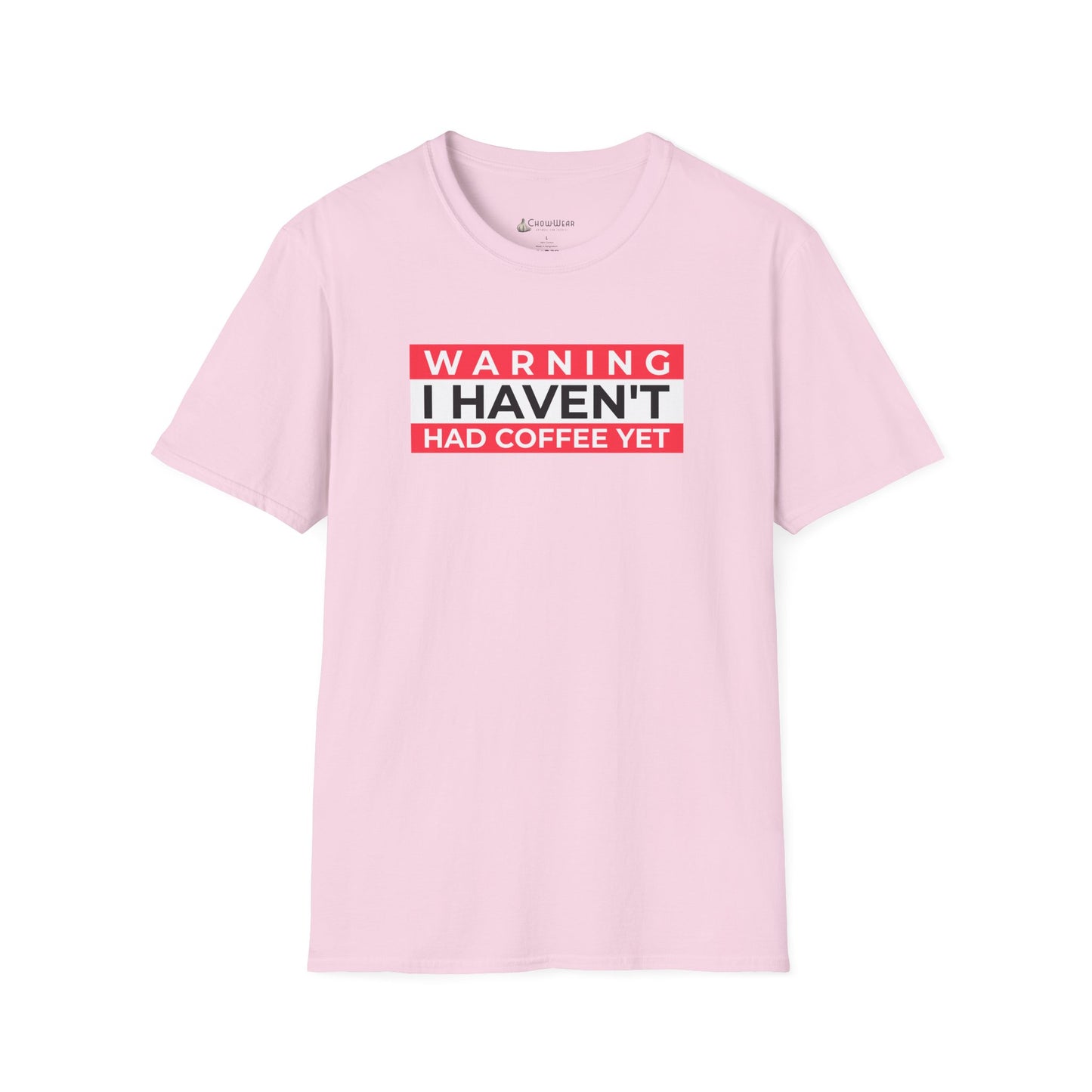 Warning I Haven't Had Coffee Yet T-Shirt — Funny Coffee Lover Tee