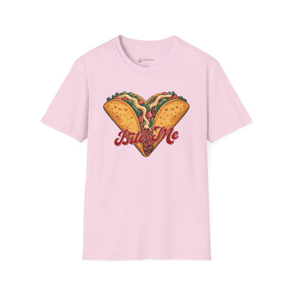 'Bite Me' Taco Lovers Mexican Foodie Street Food T-shirt
