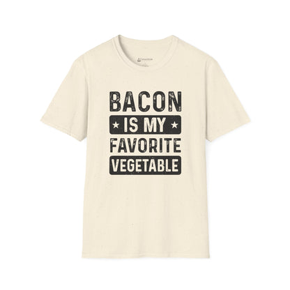 Bacon Is My Favorite Vegetable T-Shirt — Funny Foodie Meat Lover Tee