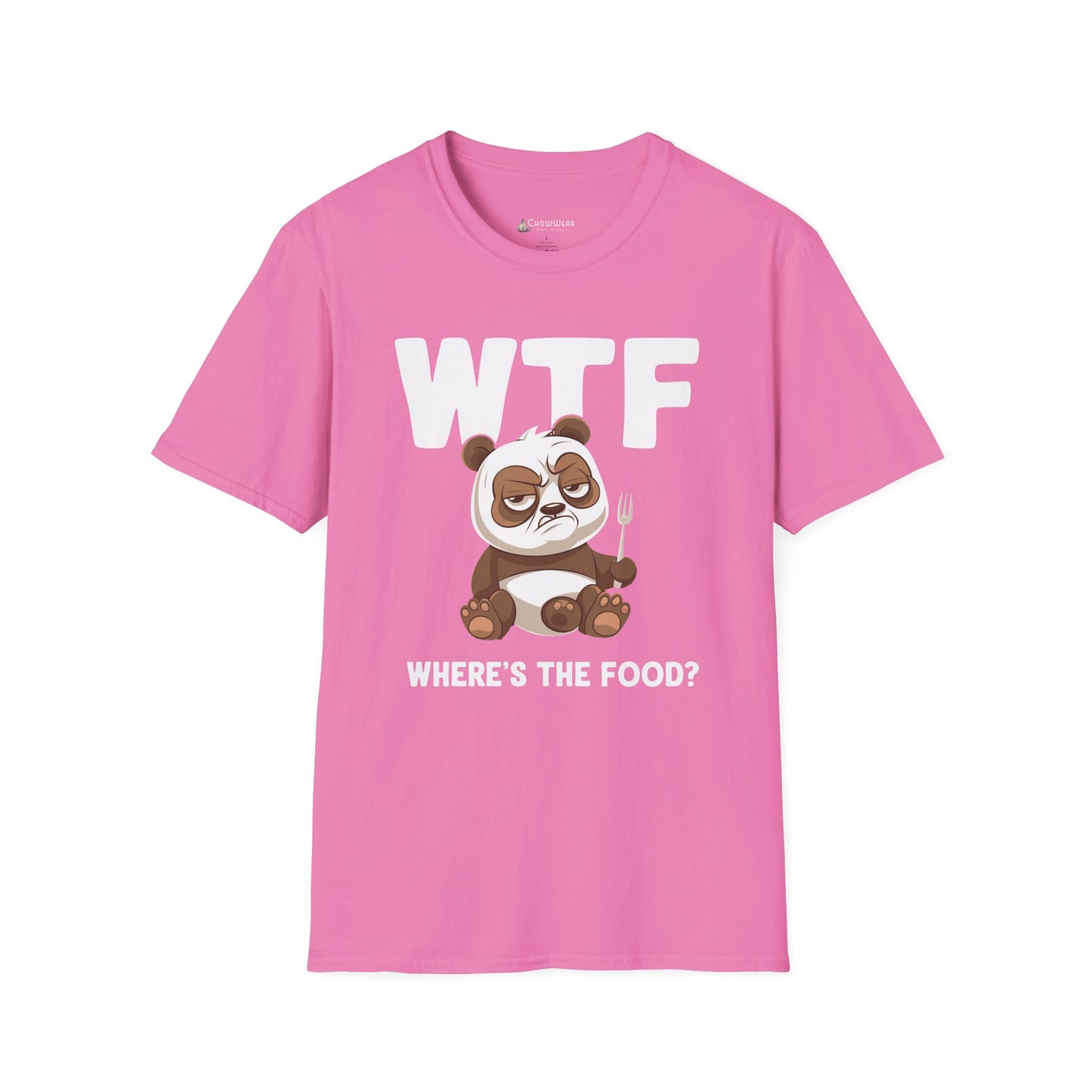 WTF Where's The Food? Panda Funny T-Shirt