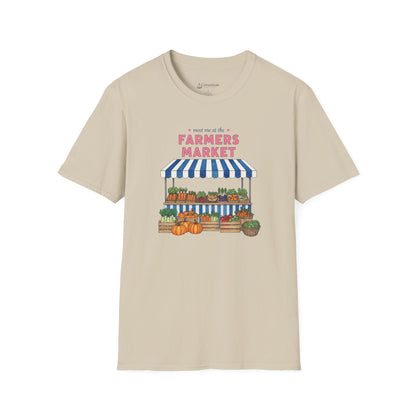 Farmers Market Produce Stand T-Shirt - Vegan Vegetarian Food Lovers Tee