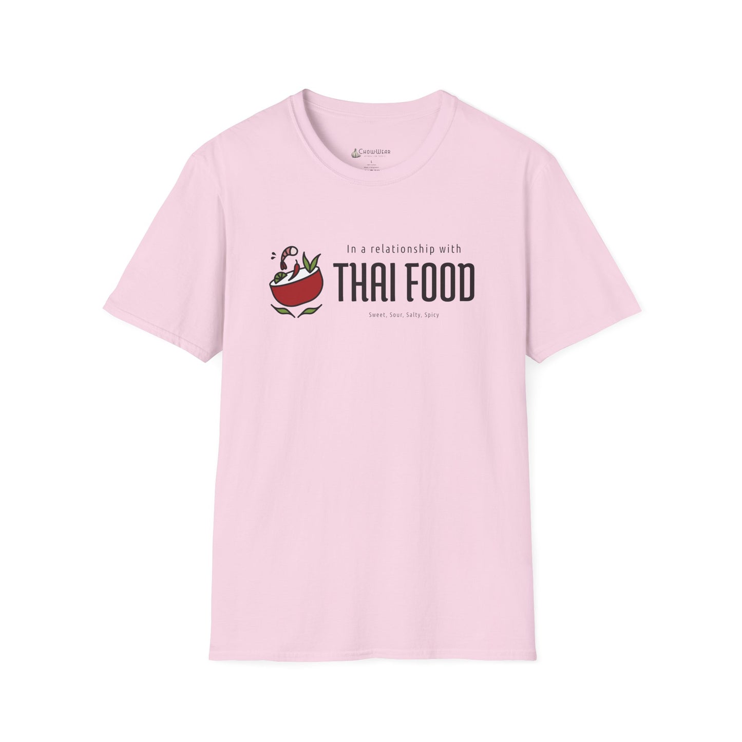 Thai Food Lovers T-Shirt — "In a Relationship with Thai Food" Graphic Tee