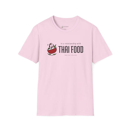 Thai Food Lovers T-Shirt — "In a Relationship with Thai Food" Graphic Tee
