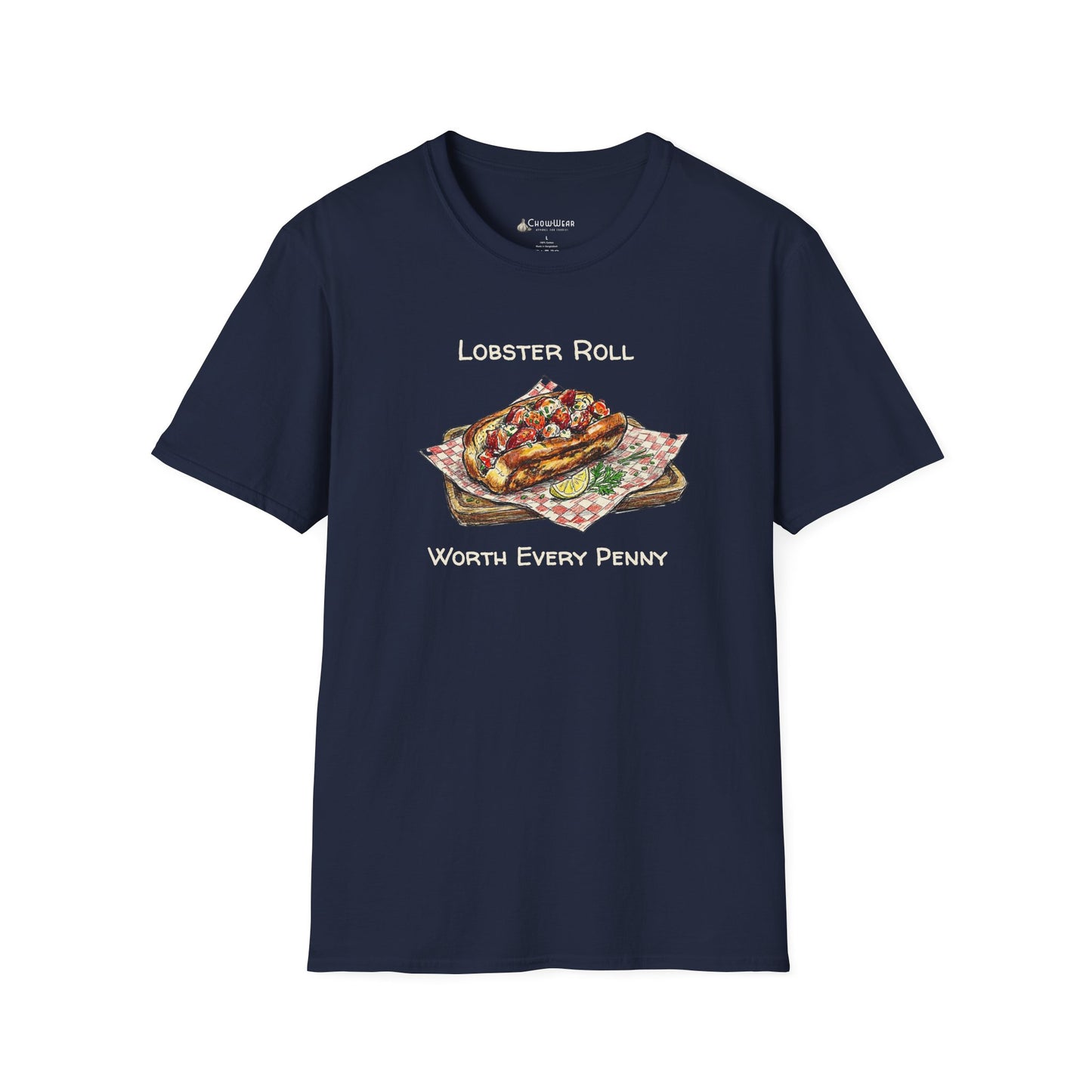 Lobster Roll Worth Every Penny T-Shirt — Seafood Lover Graphic Tee