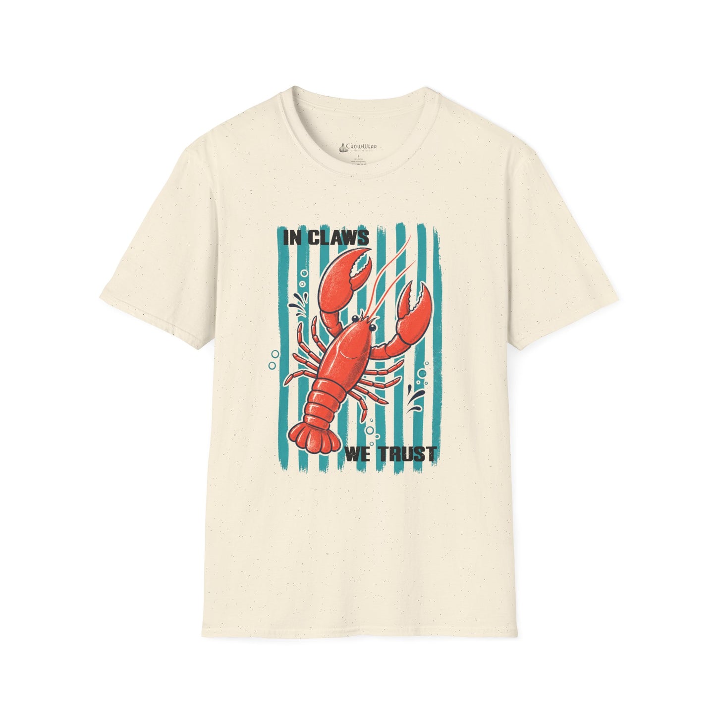 Lobster “In Claws We Trust” Seafood Lover T-Shirt