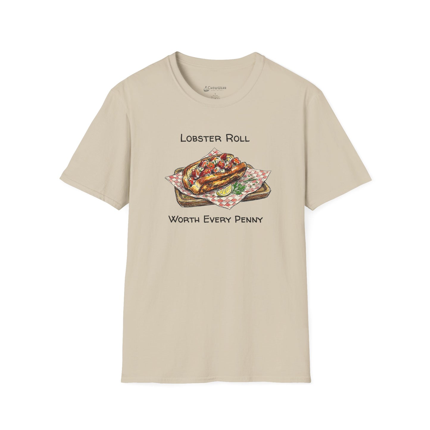 Lobster Roll Worth Every Penny T-Shirt — Seafood Lover Graphic Tee
