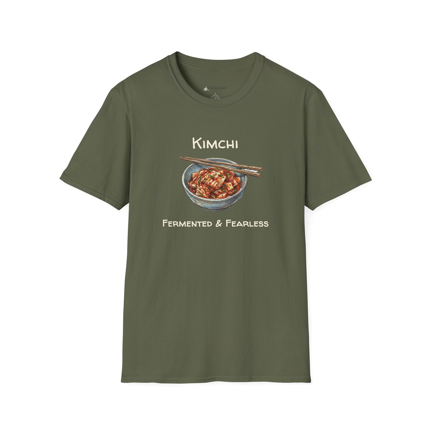 Kimchi T-Shirt — Fermented & Fearless Korean Food Graphic Tee