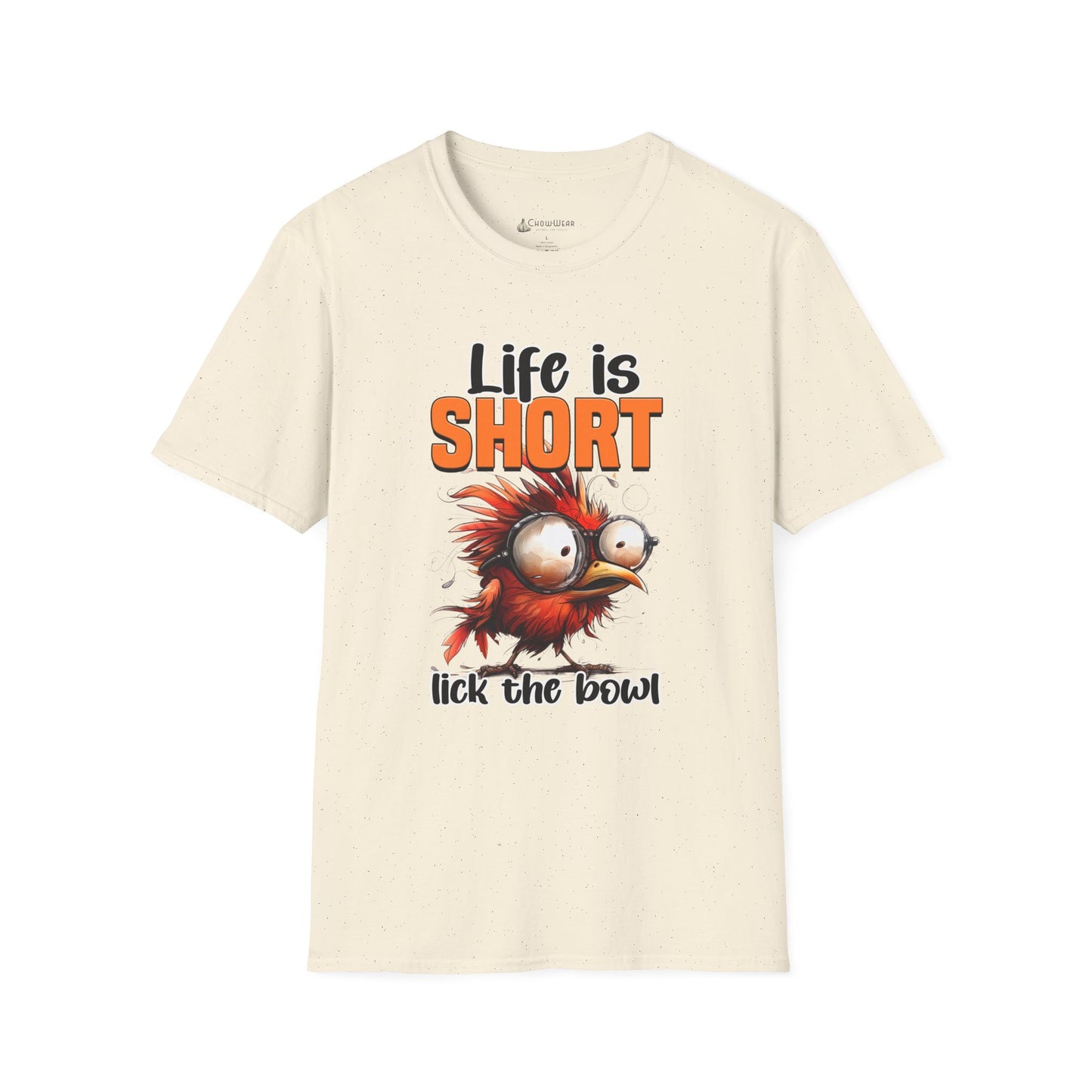 Life Is Short Lick the Bowl T-Shirt — Funny Foodie Baking Tee