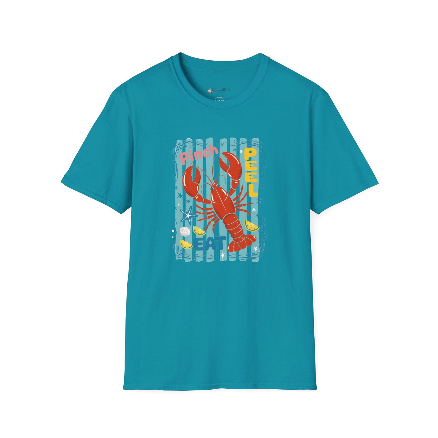 Lobster Eat Beach T-Shirt — Coastal Seafood Summer Tee