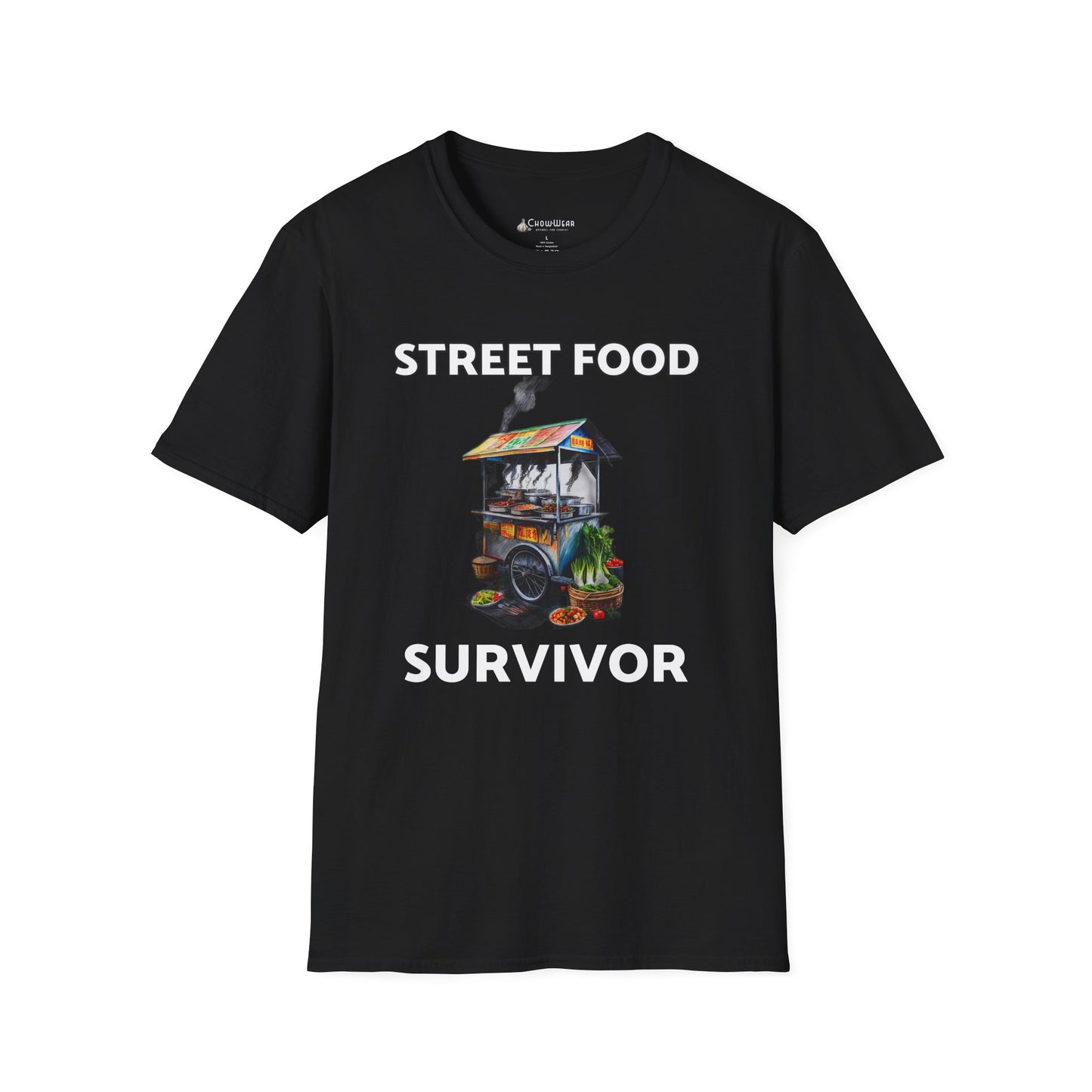 Street Food Survivor T-Shirt — Funny Food Cart Lover Tee