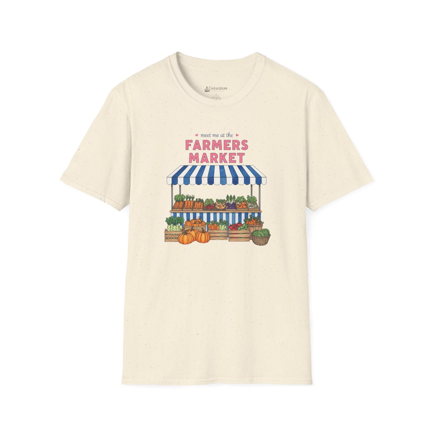 Farmers Market Produce Stand T-Shirt - Vegan Vegetarian Food Lovers Tee