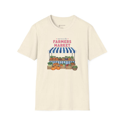 Farmers Market Produce Stand T-Shirt - Vegan Vegetarian Food Lovers Tee