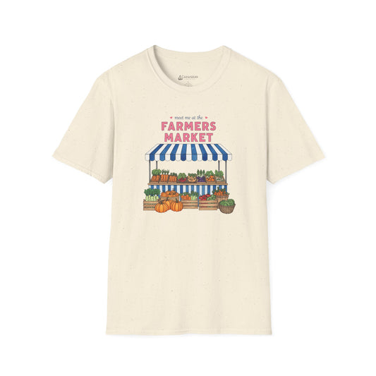 Farmers Market Produce Stand T-Shirt - Vegan Vegetarian Food Lovers Tee