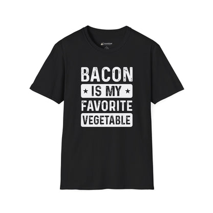 Bacon Is My Favorite Vegetable T-Shirt — Funny Foodie Meat Lover Tee