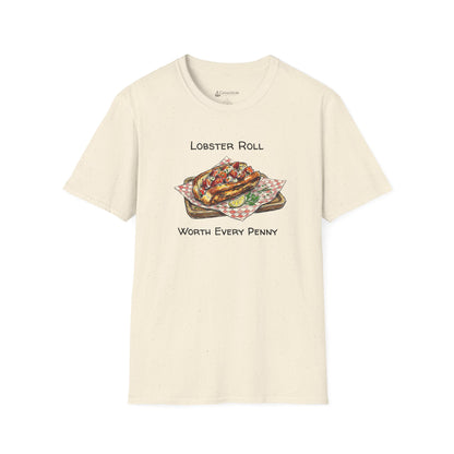 Lobster Roll Worth Every Penny T-Shirt — Seafood Lover Graphic Tee