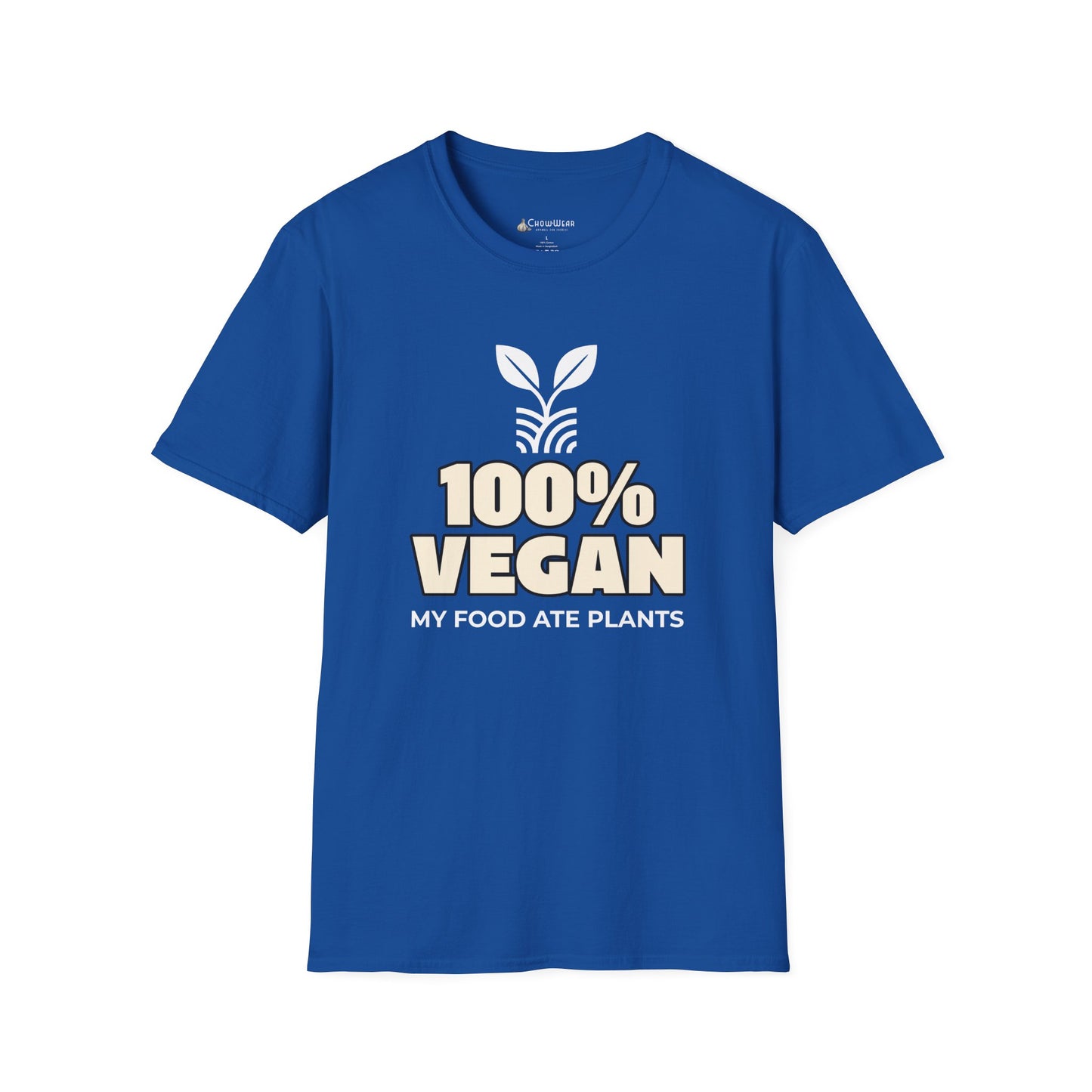 100% Vegan T-Shirt – "My Food Ate Plants" Funny BBQ Meat Graphic Tee