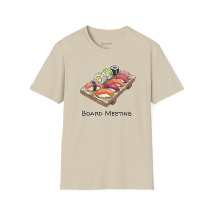 Sushi 'Board Meeting' T-Shirt — Funny Sushi Sashimi Japanese Tee for Foodies