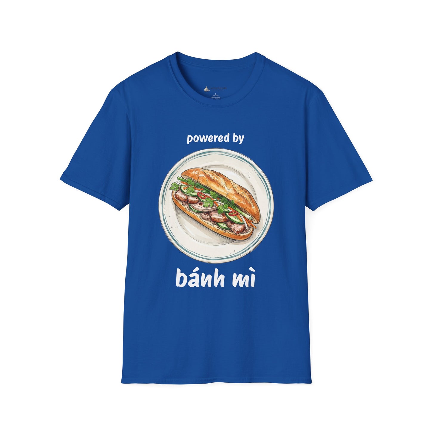 Bánh Mì T-Shirt — "Powered by Bánh Mì" Vietnamese Sandwich Tee