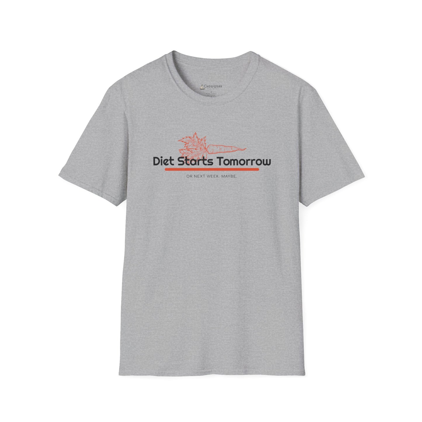 Diet Starts Tomorrow T-Shirt — Funny Retro Motivational Tee