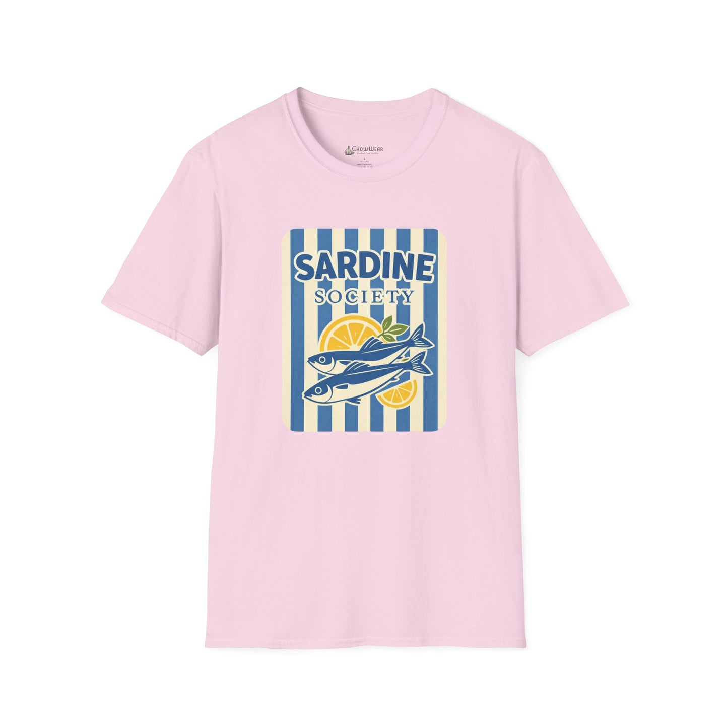 Sardine Society T-Shirt — Vintage Coastal Fish Lover Tee