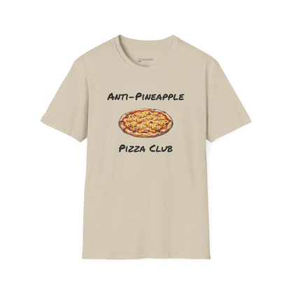 Anti-Pineapple Pizza Club T-Shirt — Funny No Hawaiian Pineapple Pizza Tee
