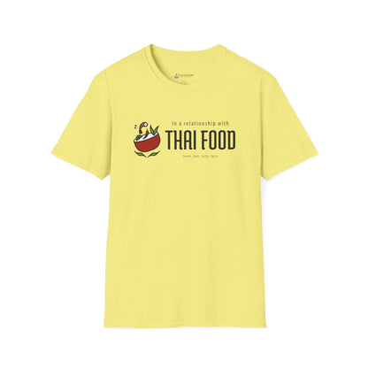 Thai Food Lovers T-Shirt — "In a Relationship with Thai Food" Graphic Tee