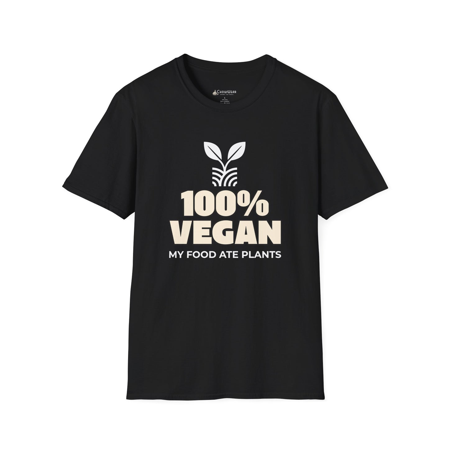 100% Vegan T-Shirt – "My Food Ate Plants" Funny BBQ Meat Graphic Tee