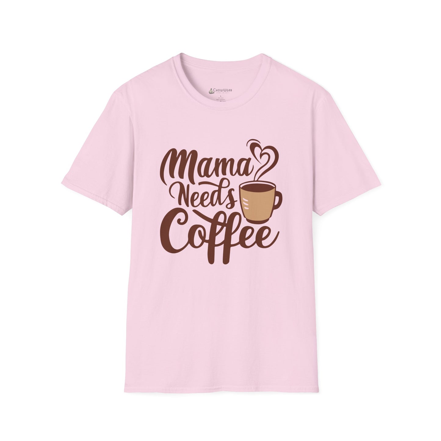 Mama Needs Coffee T-Shirt — Cute Funny Mom Coffee Tee, Mother's Day Gift