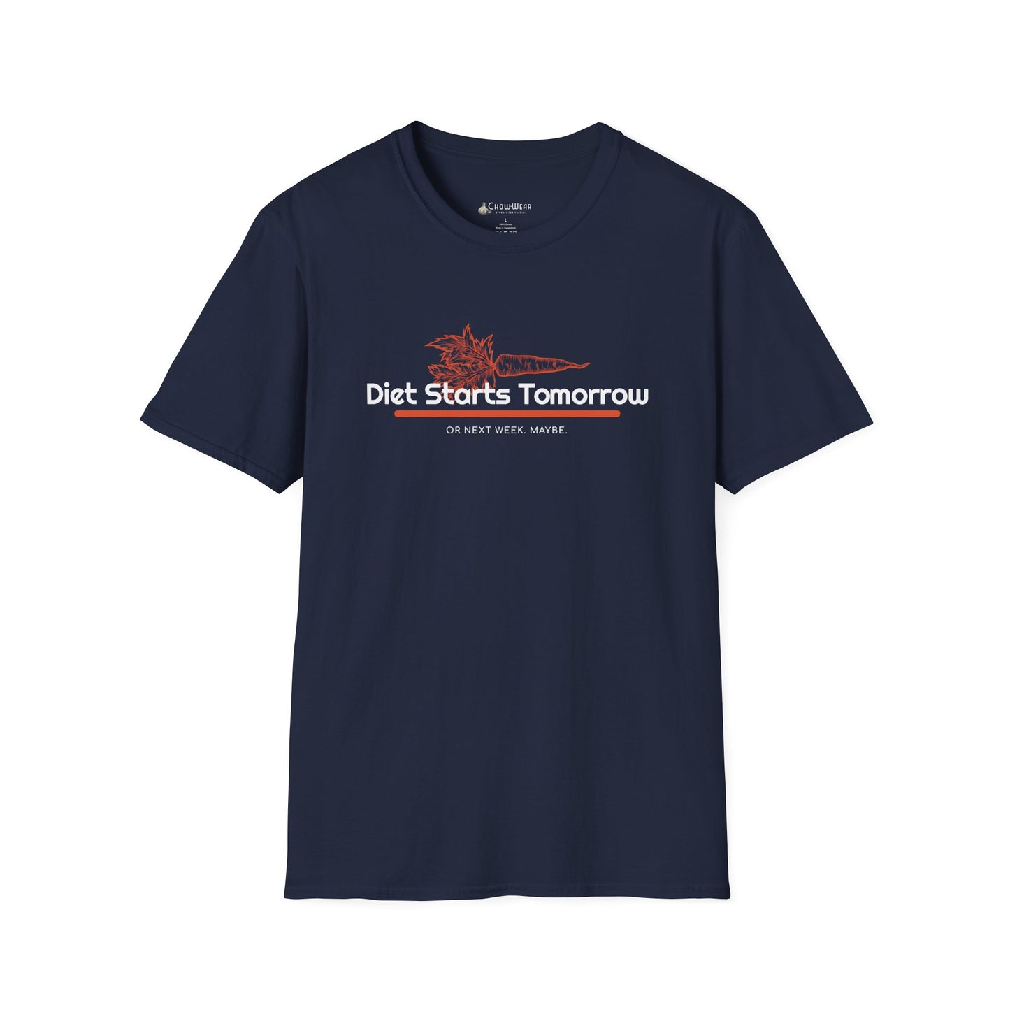 Diet Starts Tomorrow T-Shirt — Funny Retro Motivational Tee