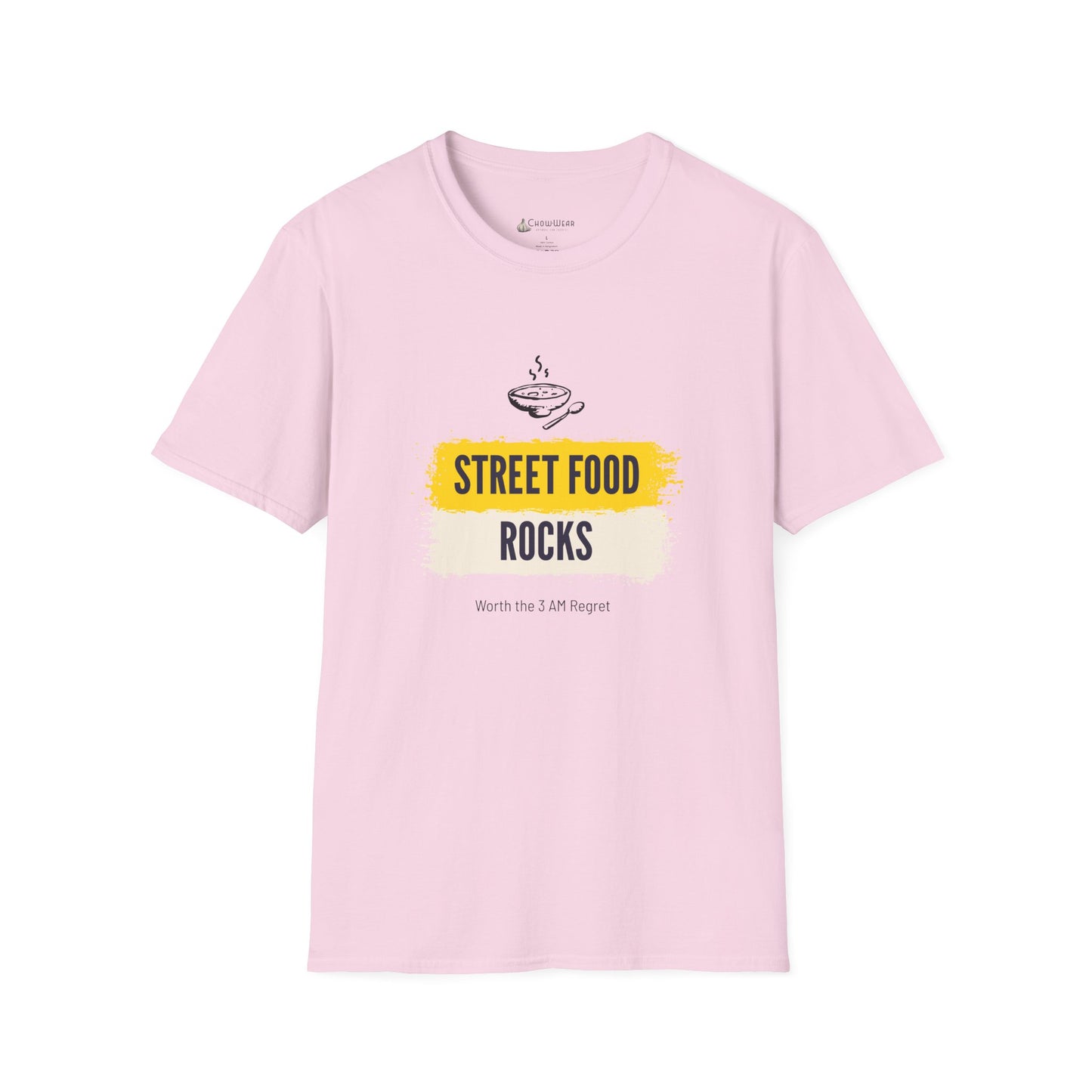 Street Food Rocks T-Shirt — Graphic Casual Tee for Foodies
