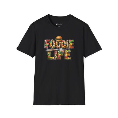 Foodie Life T-Shirt — Colorful Food Lovers Tee