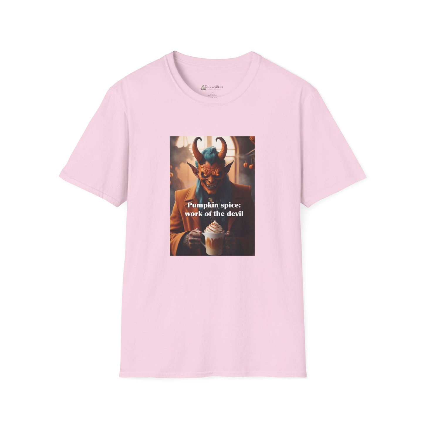 “Pumpkin Spice: Work of the Devil” Halloween Fall Holiday Season T-Shirt