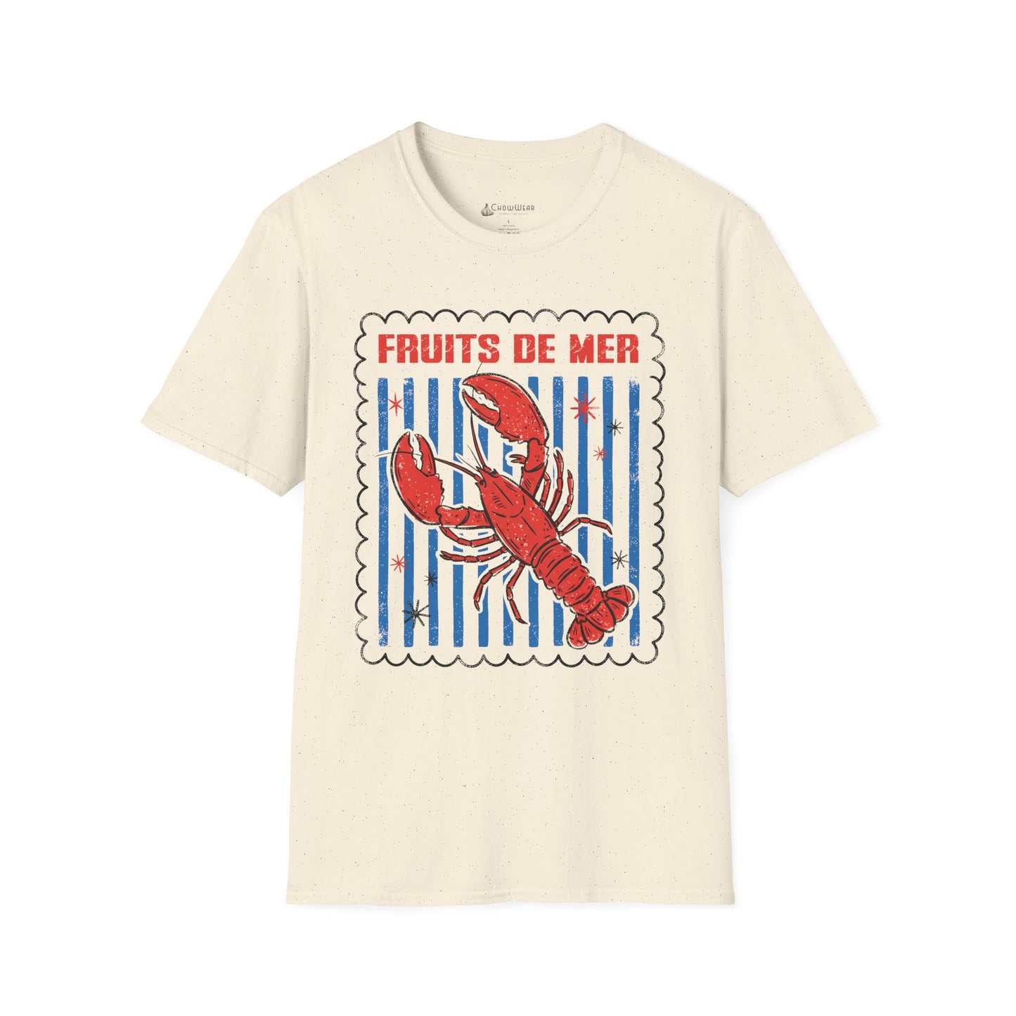 Lobster 'Fruits de Mer' French Seafood Graphic T-Shirt