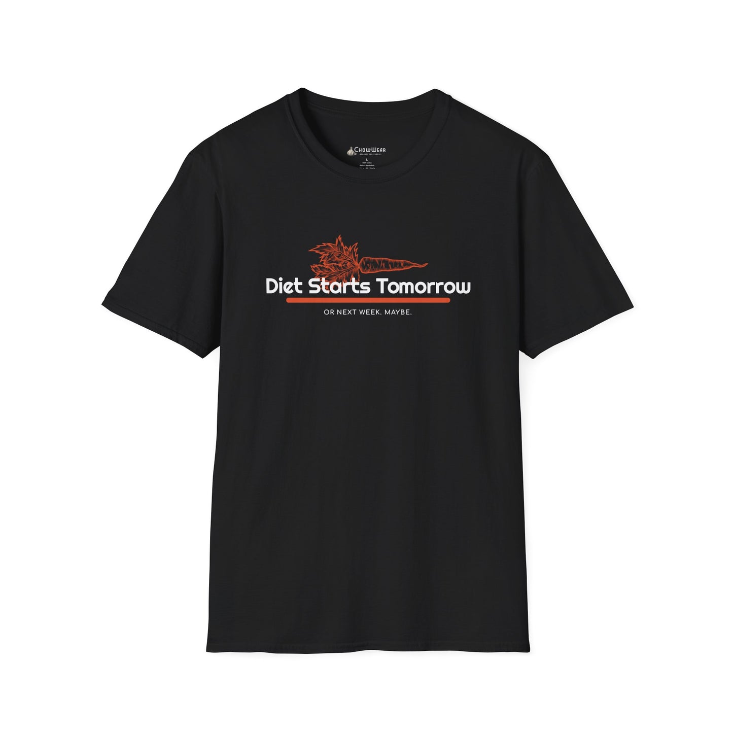 Diet Starts Tomorrow T-Shirt — Funny Retro Motivational Tee