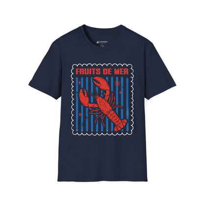 Lobster 'Fruits de Mer' French Seafood Graphic T-Shirt