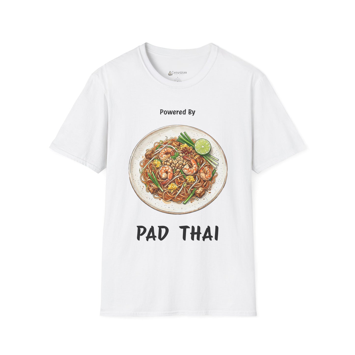 Pad Thai T-Shirt — "Powered By Pad Thai" Graphic Tee